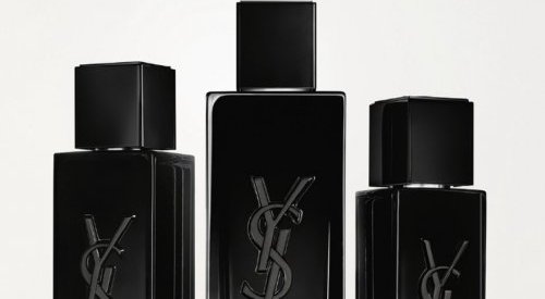 Texen conçoit la coiffe du nouveau parfum masculin MYSF Yves Saint Laurent